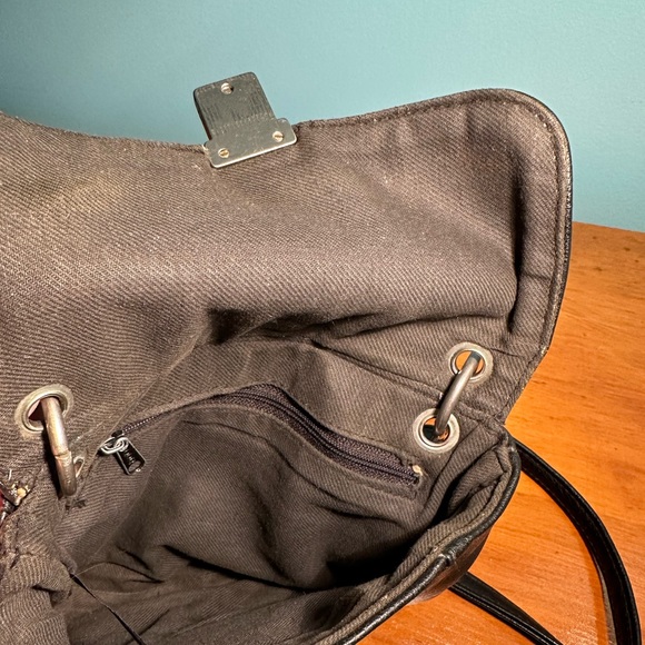 Soft Black Crossbody Bag - Picture 9 of 12